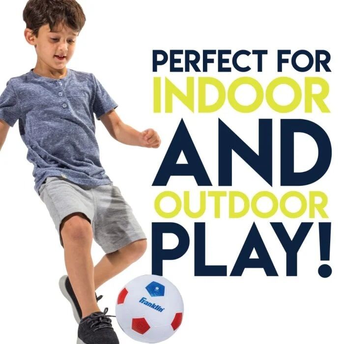 Franklin Sports Soccer Goal With Ball and Pump, 24-In