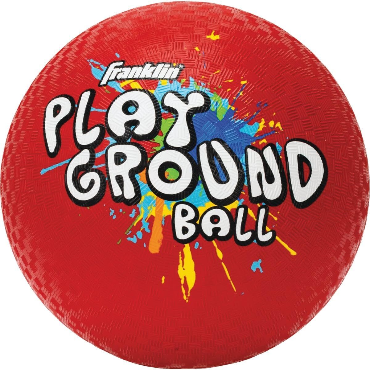 Franklin Sports Red Playground Kick Ball, 8 1/2-In