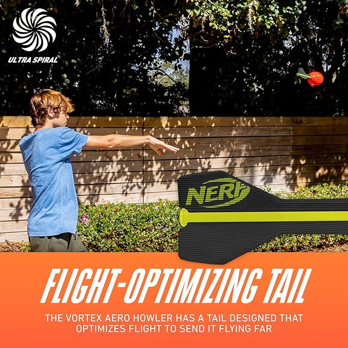 NERF Vortex Aero Howler Red Foam Football