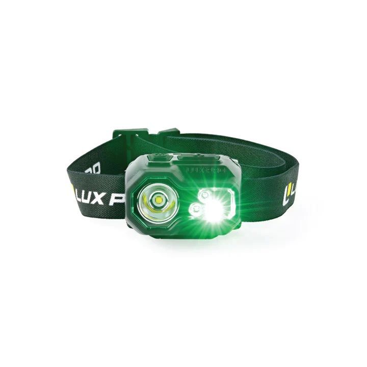 Lux Pro Ultra Bright Multi-Function 450 Lumen Muti-Color LED Headlamp