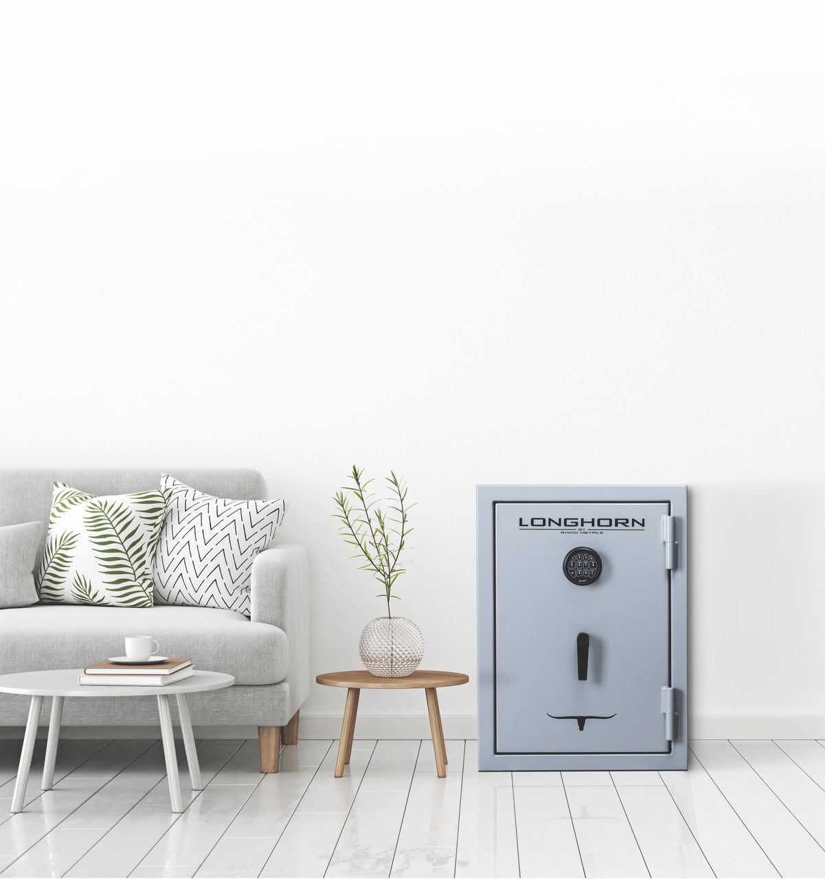 Rhino Longhorn Gray Home Safe