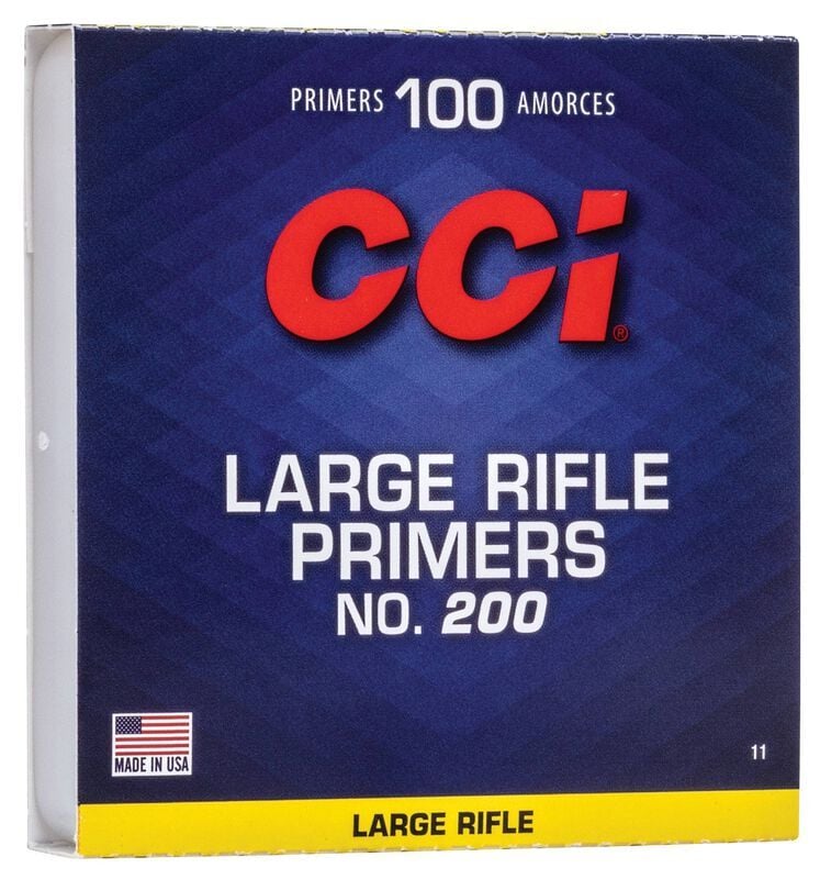 CCI Standard Rifle Primer Large Rifle, 100-Pk