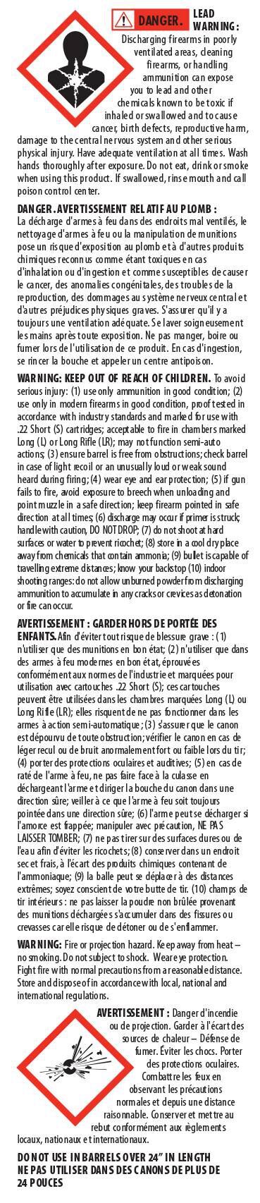 CCI CB .22 Short, 29 Grain Lead Round Nose Rifle Ammo, 100-Rd