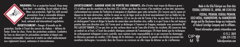 Federal HammerDown .45-70 Government, 300 Grain Bonded Soft Point Rifle Ammo, 20-Rd