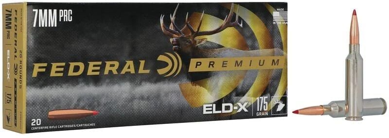 Federal ELD-X 7mm PRC 175 Grain Ammunition, 20-Rd