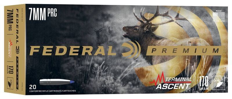 Federal Premium Terminal Ascent 7mm PRC, 170 Grain, 20-Rd