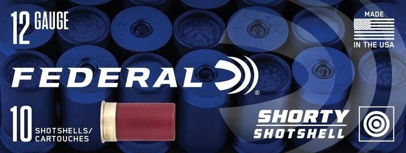 Federal Shorty Shells 12 Gauge 1 3/4" #8 Shot, 15/16-Oz, 10-Rd