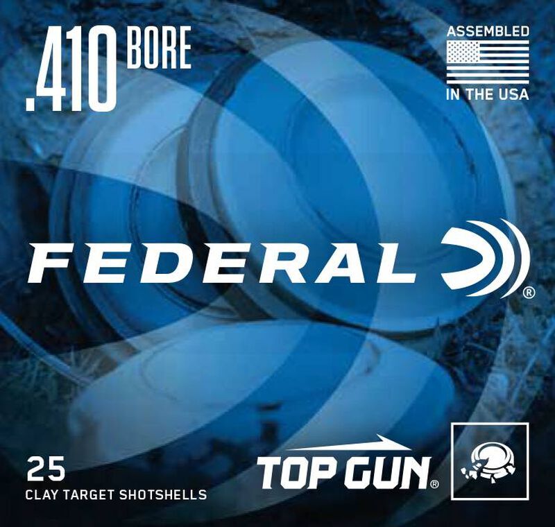 Federal Top Gun .410 Bore 2 1/2" #7.5 Shot, 1/2-Oz, 25-Rd