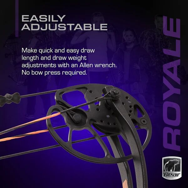 Bear Archery Royale RTH Compound Bow Right Hand Shadow Finish