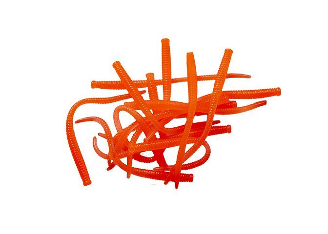 Pautzke Orange Fire Worms, 2.7-In, 15-Pk