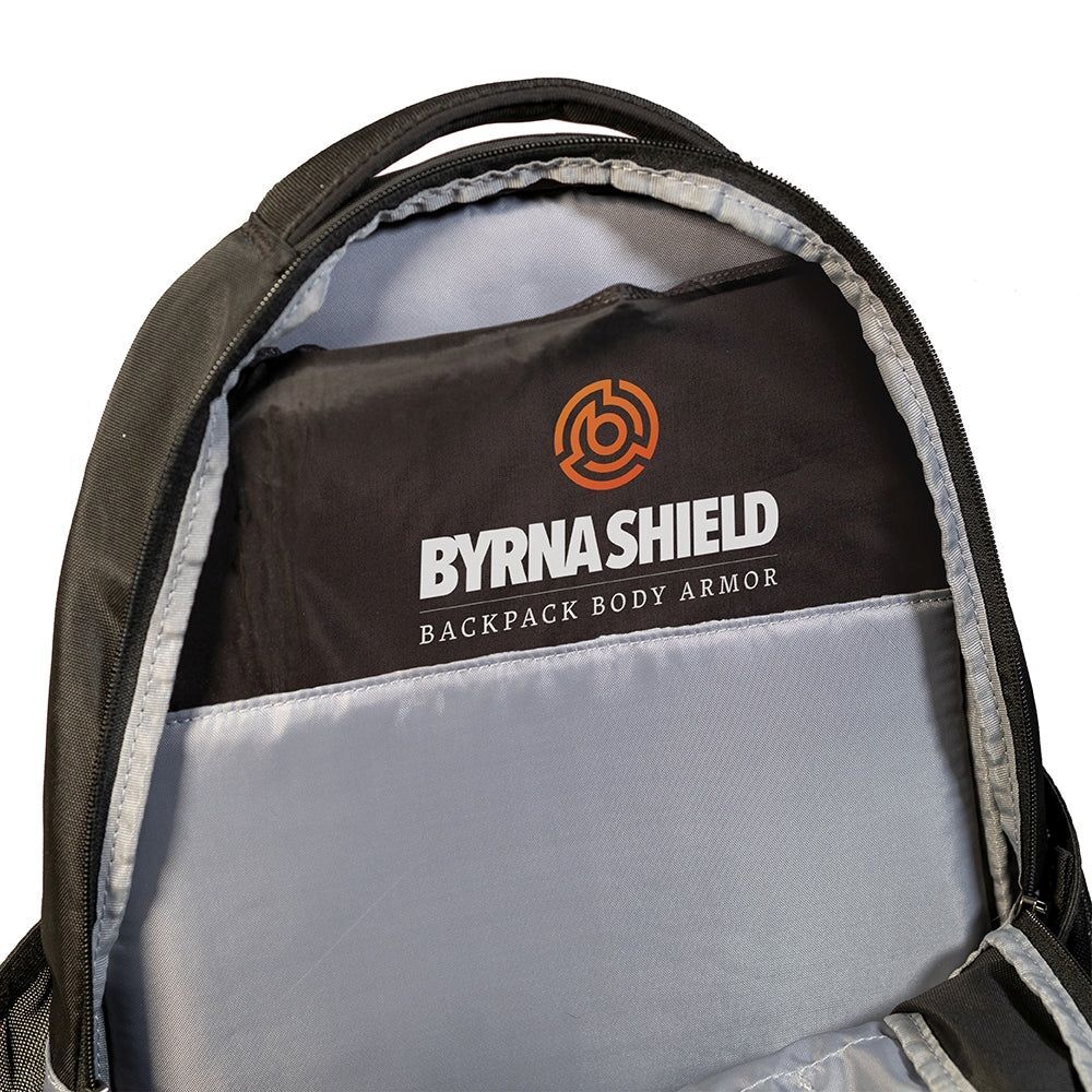 Byrna Shield Bullet Resistant Backpack Body Armor, 10-In x 12-In