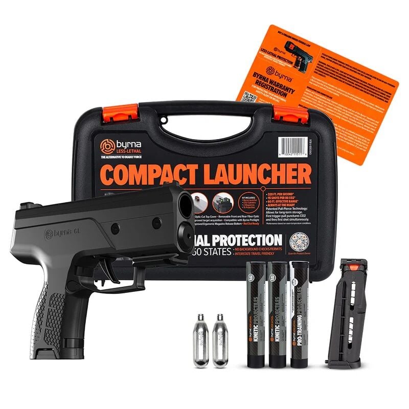 Byrna CL Black Launcher Universal Kit, 5-Rd