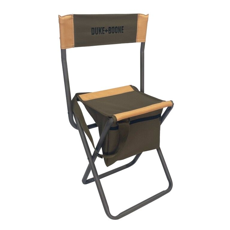 Duke + Boone Brown/Tan High Back Field Chair