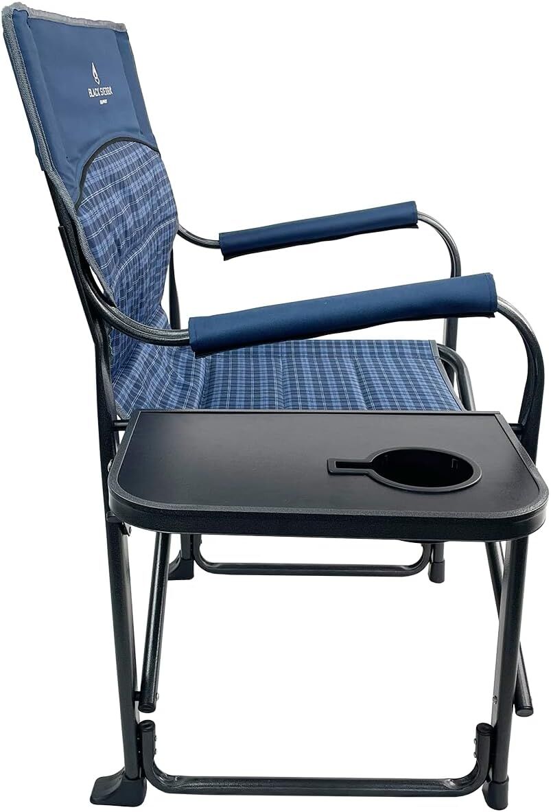 Black Sierra Blue HD Directors Chair
