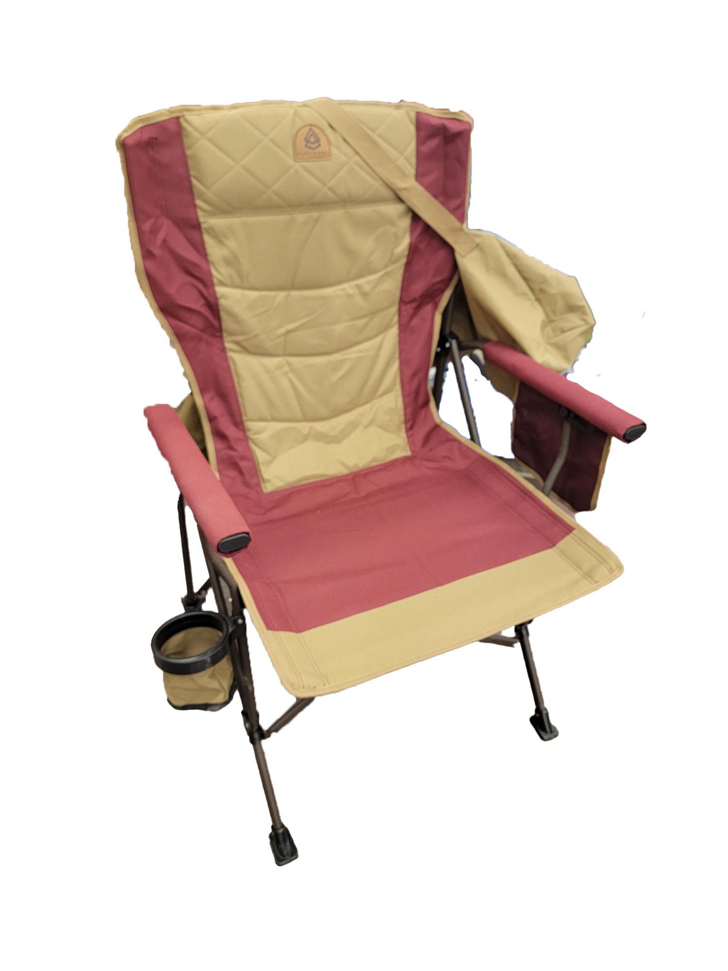 Black Sierra Mesa Mammoth Pomegranate Camp Chair