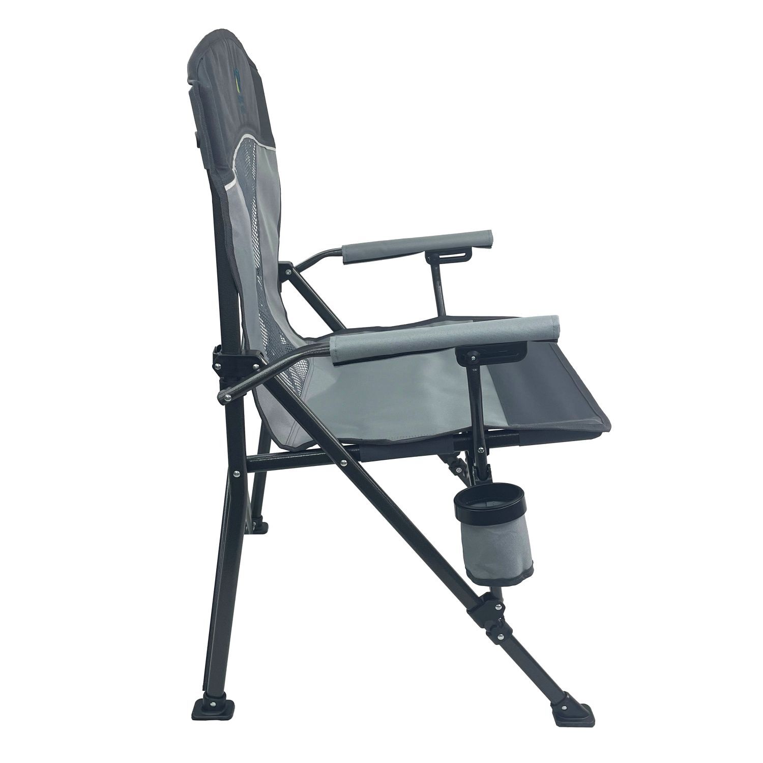 Outdoor Revival Gray Alpha Ventback Hardarm Chair