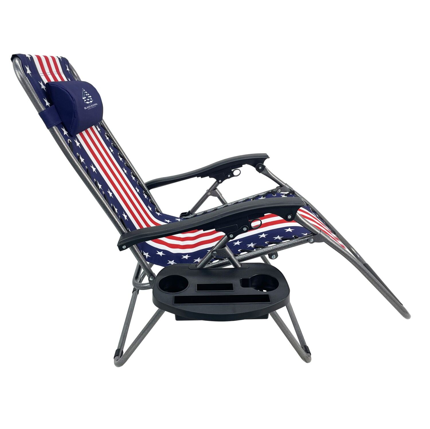 Black Sierra Stars & Stripes Everyday Zero Gravity Chair