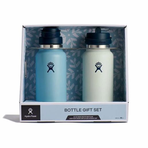 Hydroflask Bottle Gift Set, 32-Oz, 2-Pk Water Bottles Hydro
