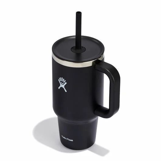 Hydro Flask Black Travel Tumbler, 32-Oz