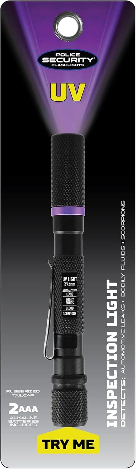 Police Security  Ultraviolet Inspection Light