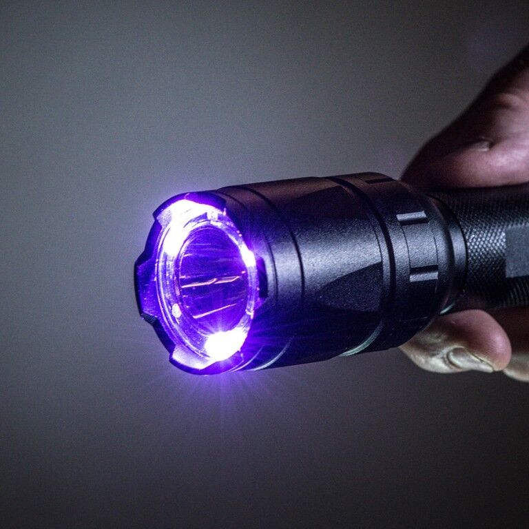Police Security Flashlights Trac Tact 350 Lumen LED Flashlight With UV