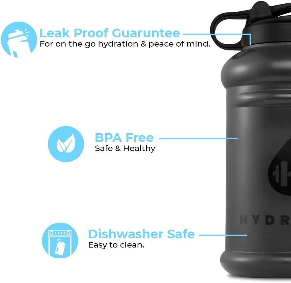 HydroJug Sage Water Bottle, 64-Oz