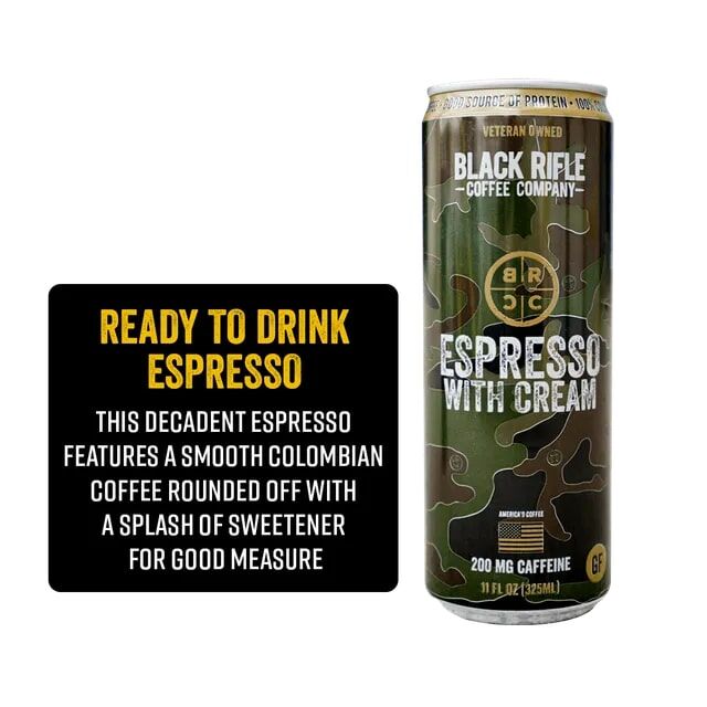 Black Rifle Coffee Company Espresso With Cream, 11-Oz