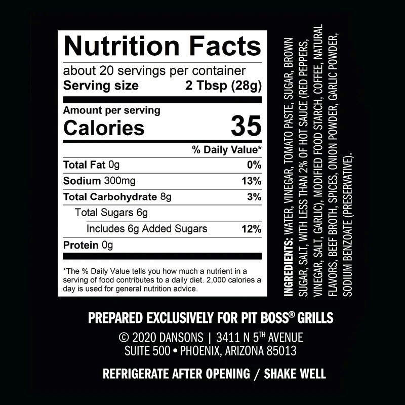 Pit Boss Texas Mesquite & Spice BBQ Sauce, 20-Oz