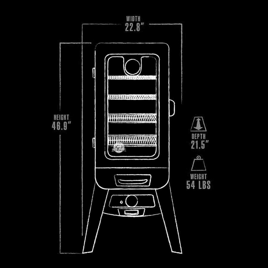 Pit Boss Red Hammerstone 3-Series Gas Vertical Smoker
