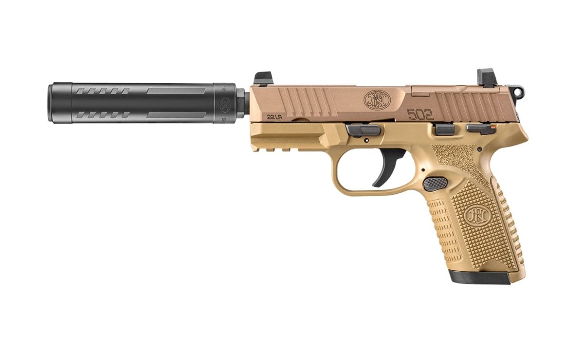 FN 502 Tactical .22 LR Pistol, 15-Rd