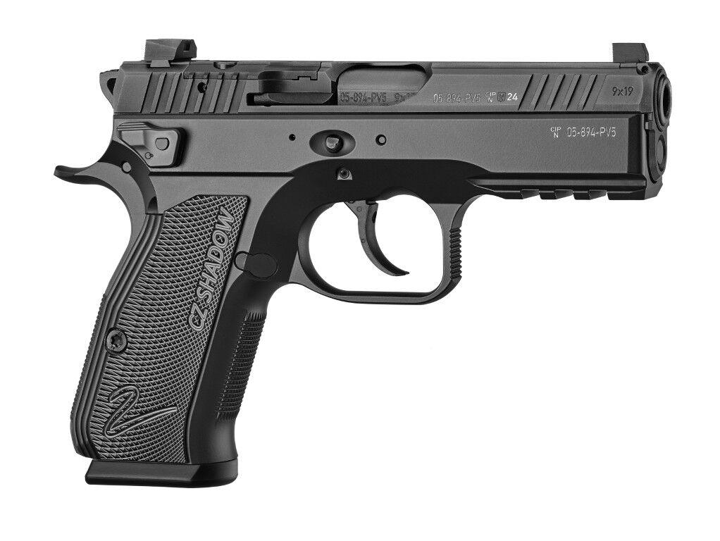 CZ Shadow 2 Carry 9mm Compact Optics Ready Pistol, 15-Rd