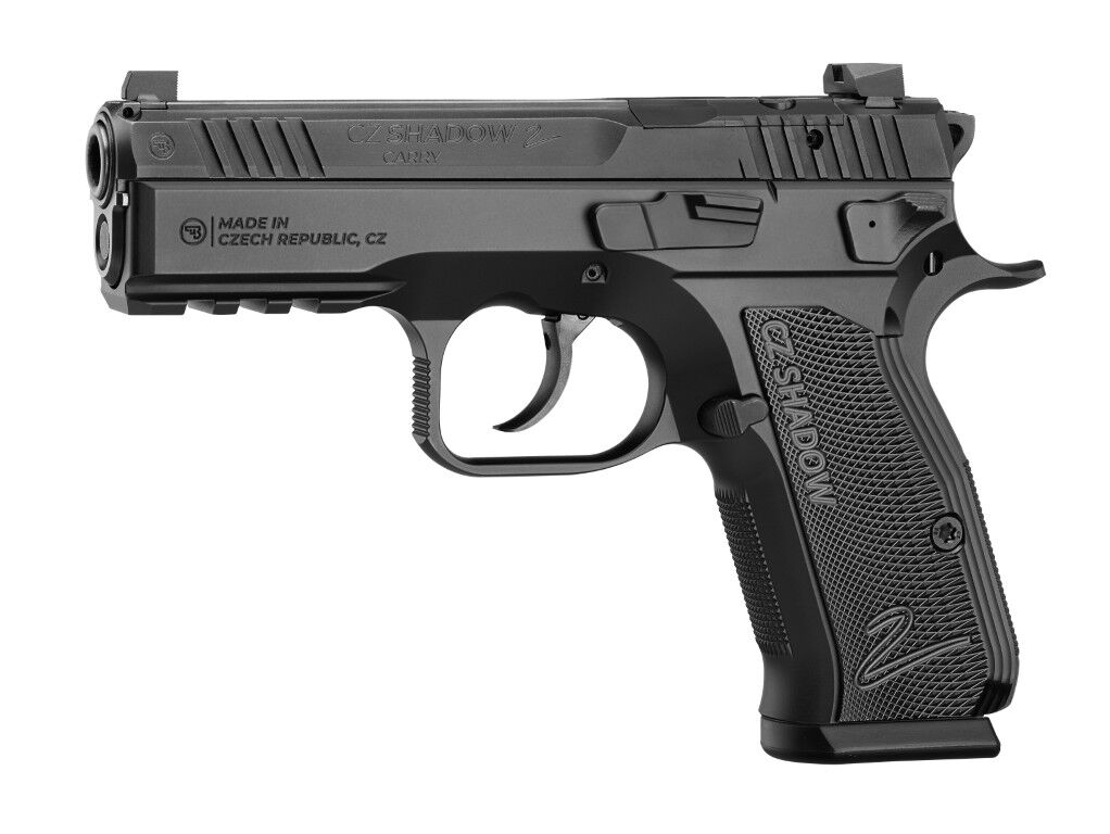 CZ Shadow 2 Carry 9mm Compact Optics Ready Pistol, 15-Rd