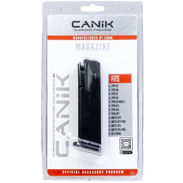 Canik 9mm Full Size Pistol Magazine, 18-Rd