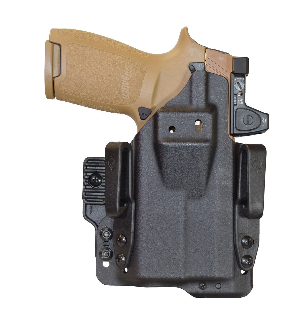 Mission First Tactical Black Sig P320 X Carry/M18 TLR7 Pro Series IWB Light Holster