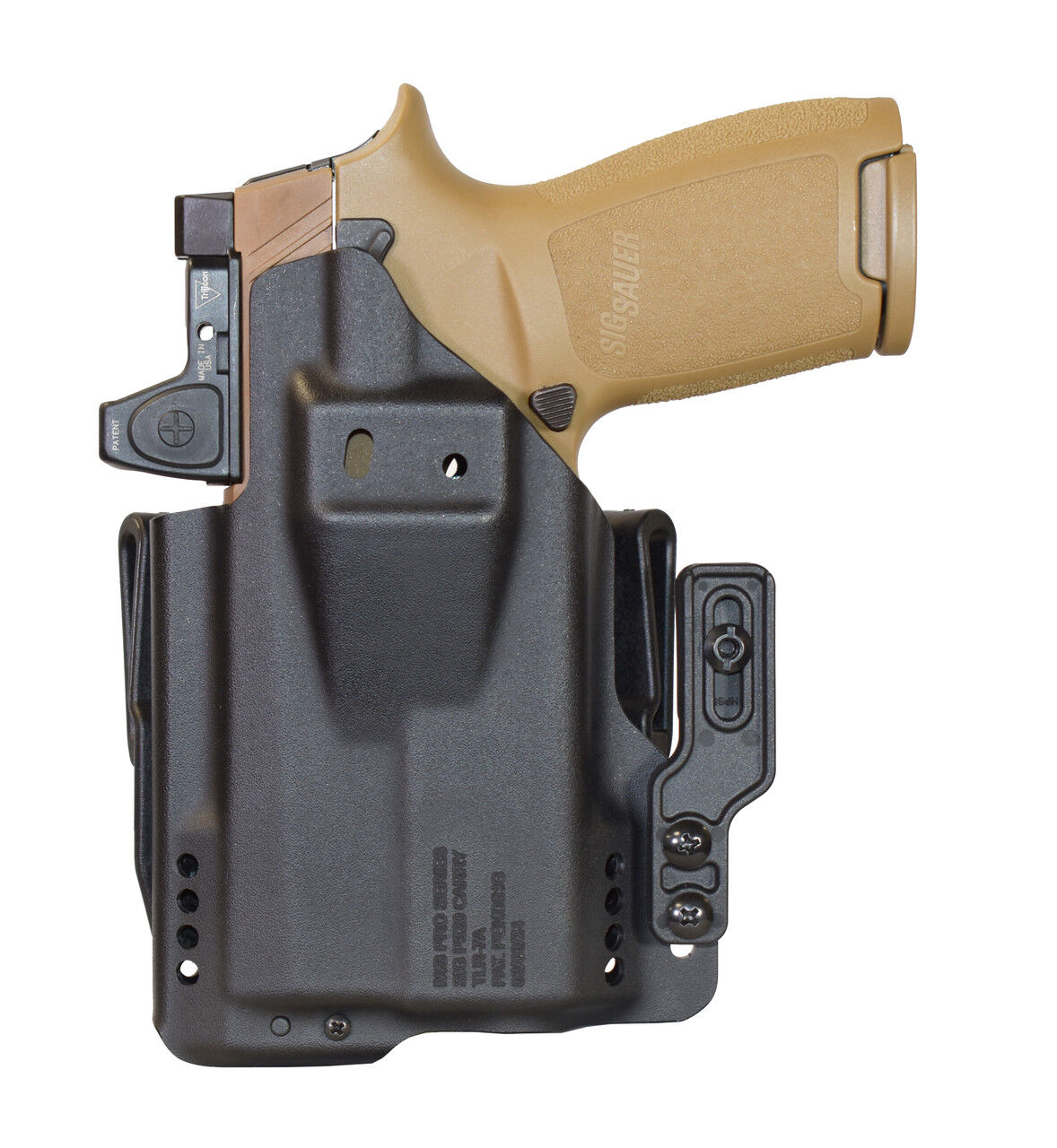 Mission First Tactical Black Sig P320 X Carry/M18 TLR7 Pro Series IWB Light Holster