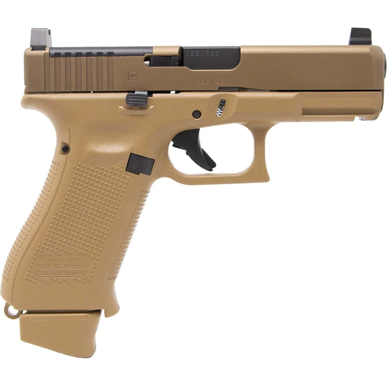 Glock 19X MOS Coyote 9mm Full Size Pistol, 19-Rd - Pistols | Glock