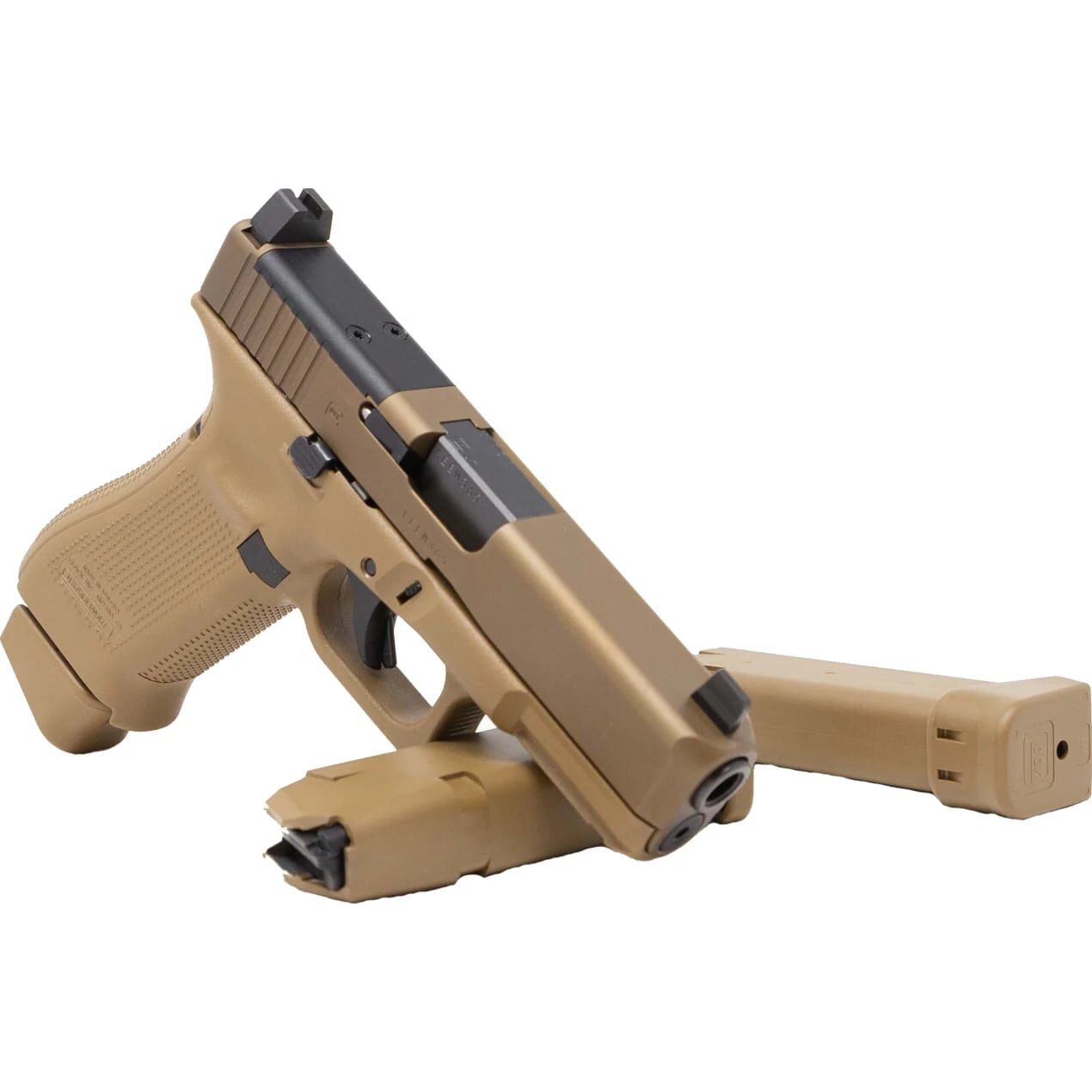 Glock 19X MOS Coyote 9mm Full Size Pistol, 19-Rd - Pistols | Glock