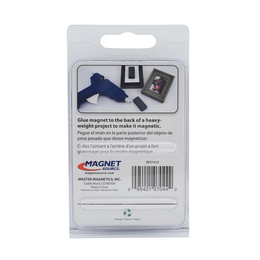 Magnet Source Ceramic Block Magnet, 2-Pk