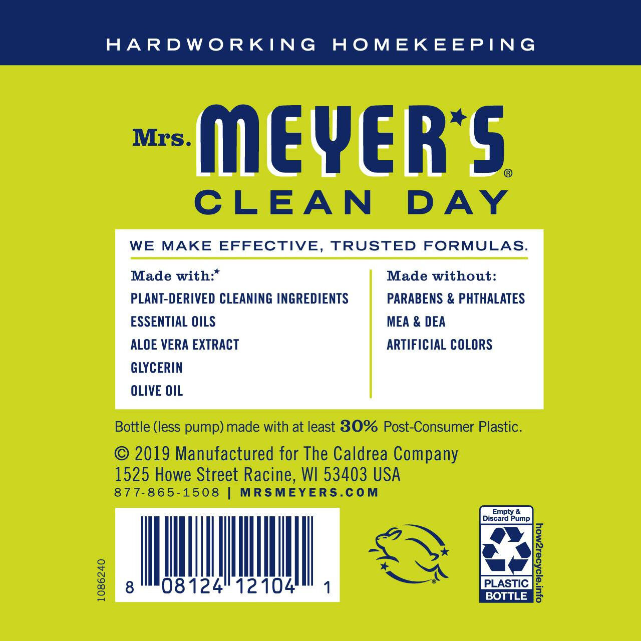Mrs. Meyers Lemon Verbena Liquid hand Soap, 12.5-Oz