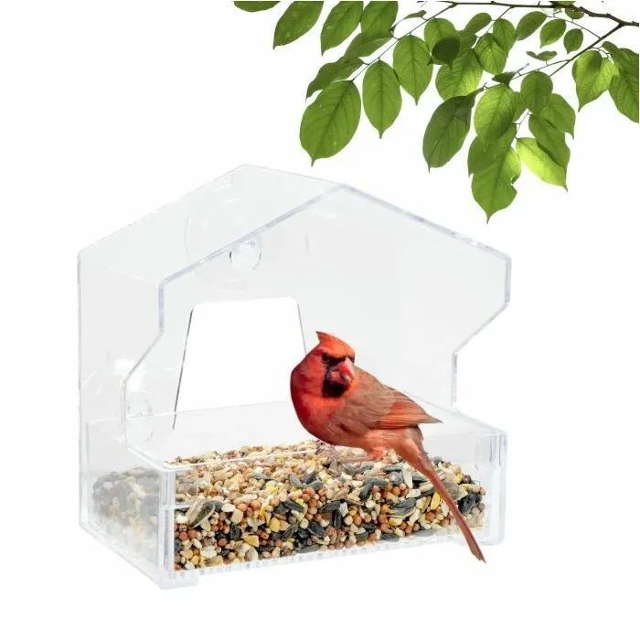 Perky-Pet Window Bird Feeder, 1/2-Lb
