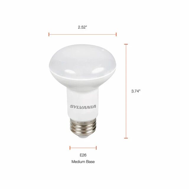 Sylvania R20 Flood LED Light Bulb, 50-W, 2-Pk