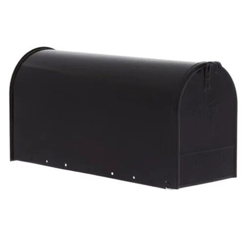 Gibraltar Black Elite Large Post Mount Mailbox