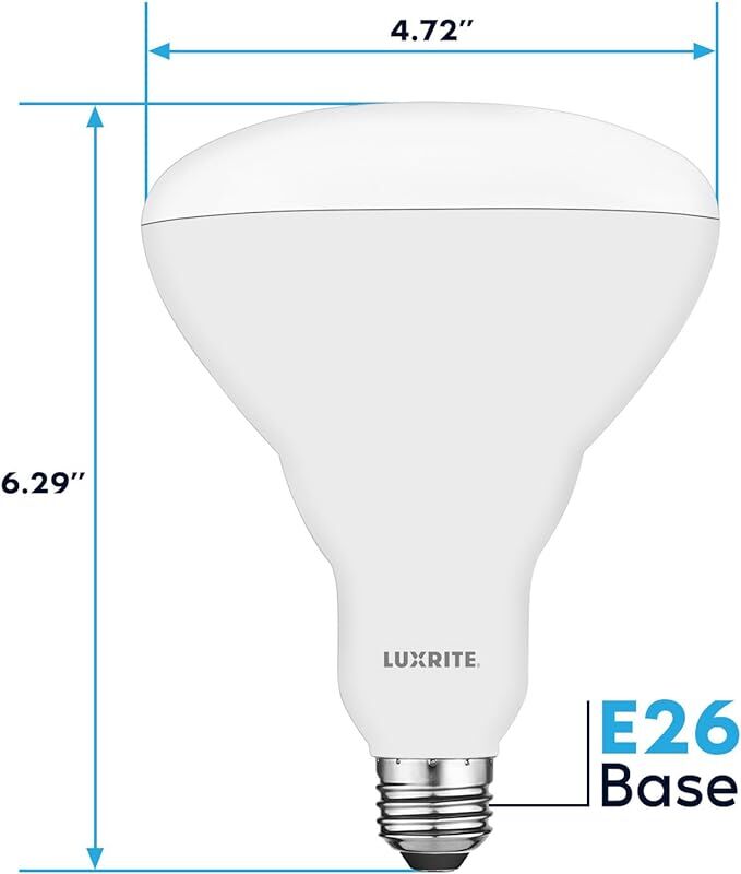 Luxrite LED Dimmable Light Bulbs, 1100-Lm