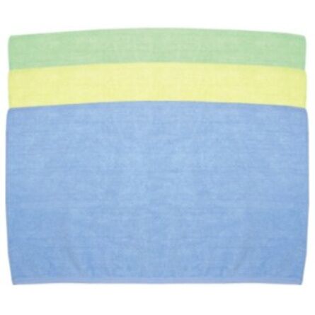 S.M. Arnold Medium Pile Terry Towels Multi-Pack Assorted Colors, 14-In x 14-In, 3-Pk