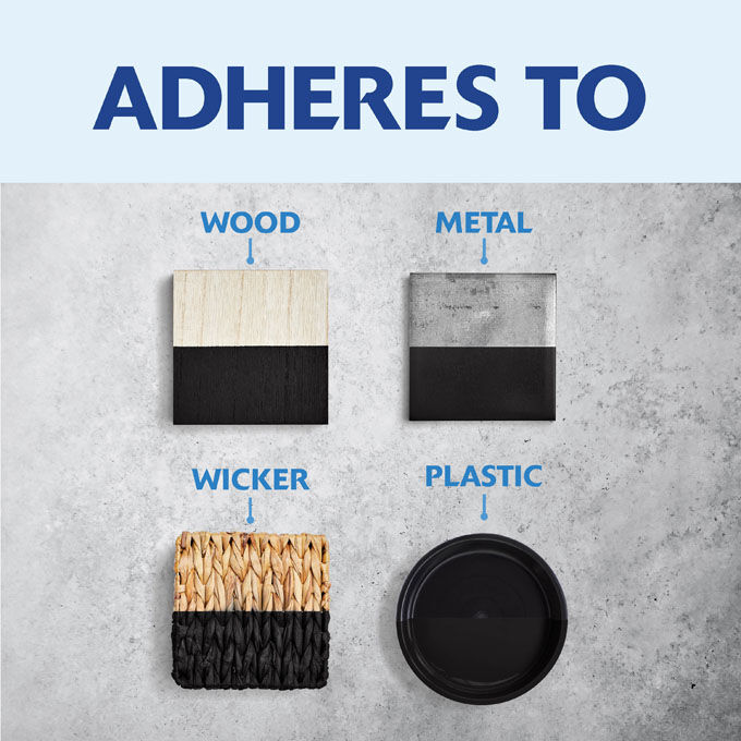 Rust-Oleum Painter's Touch 2X Ultra Cover Spray Paint Satin Canyon Black, 12-Oz