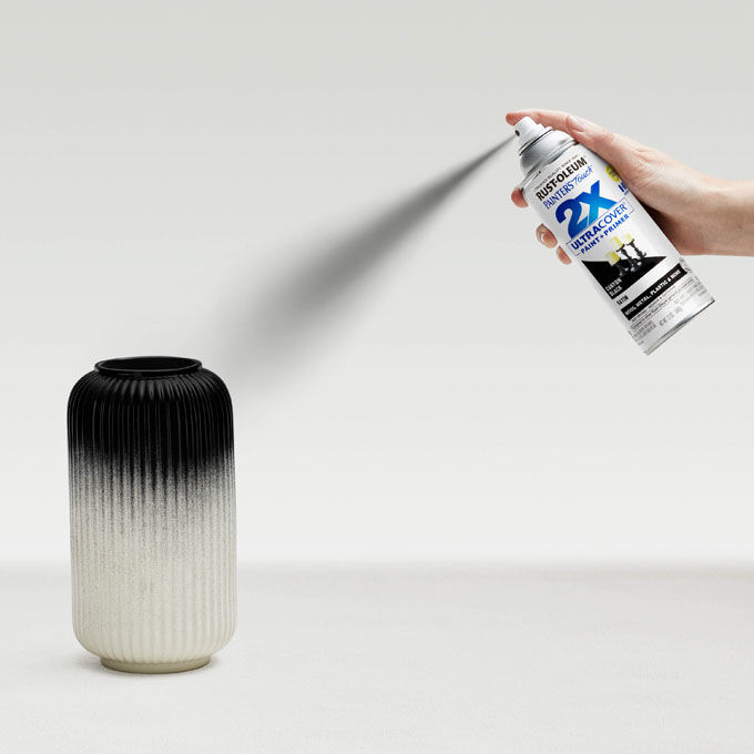 Rust-Oleum Painter's Touch 2X Ultra Cover Spray Paint Satin Canyon Black, 12-Oz