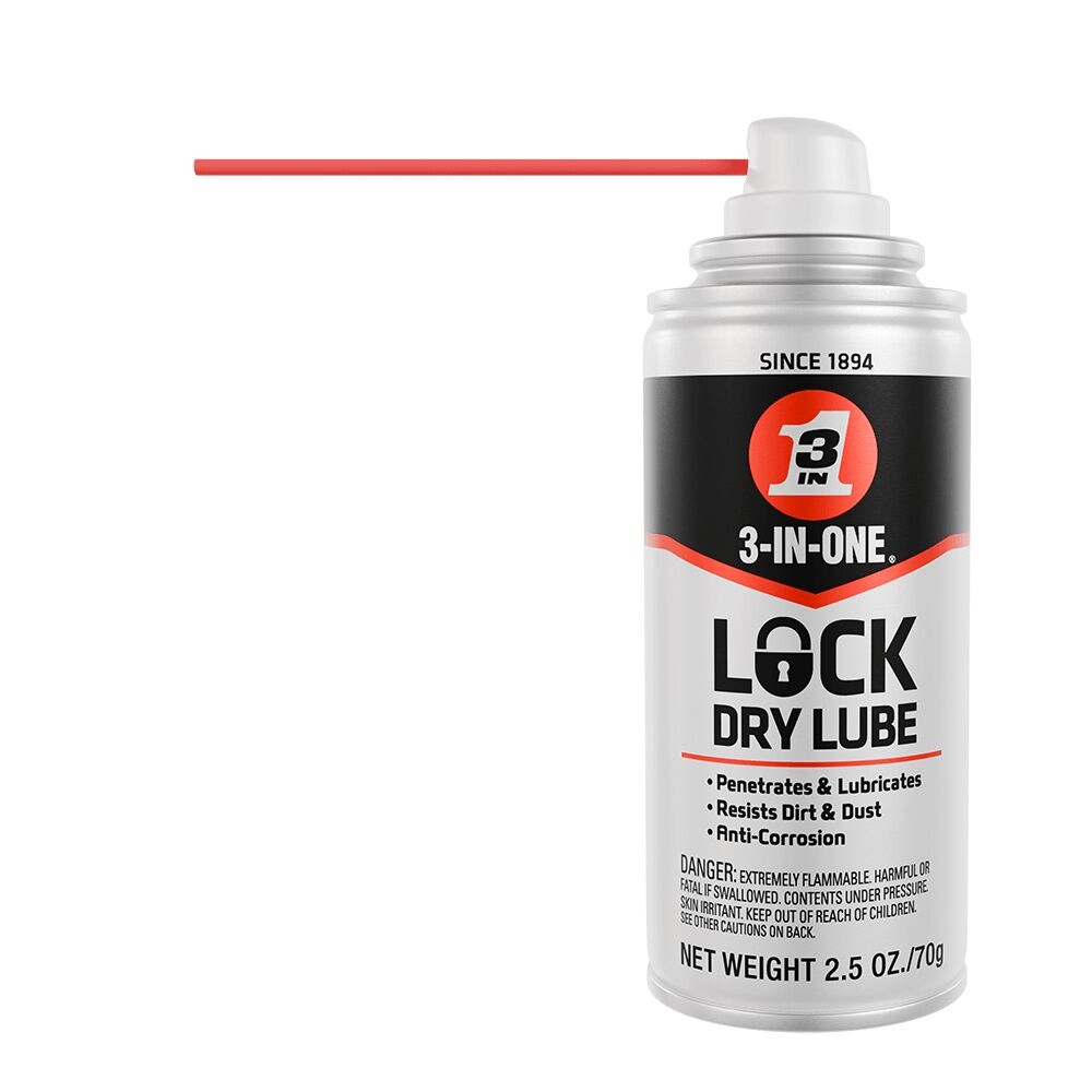 3-IN-ONE Lock Dry Lube, 2.5-Oz