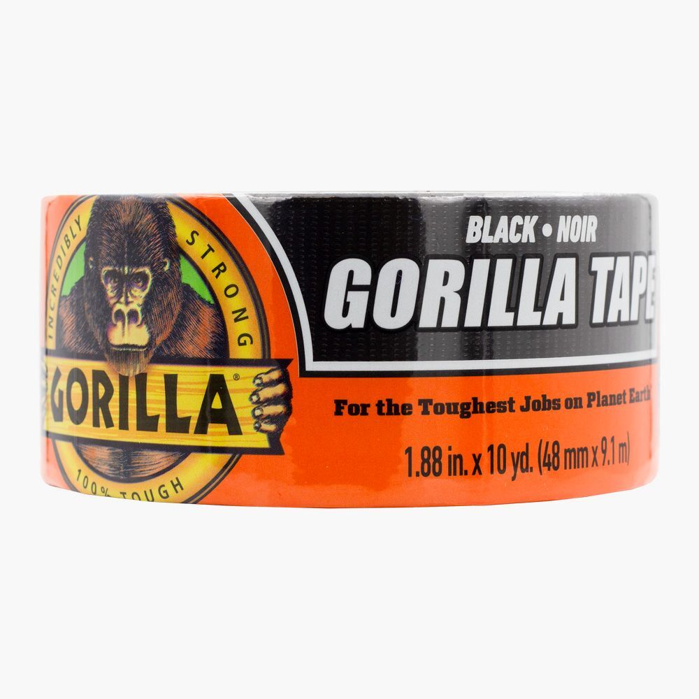 Gorilla Black Gorilla Tape, 1.88-In x 30-Yd