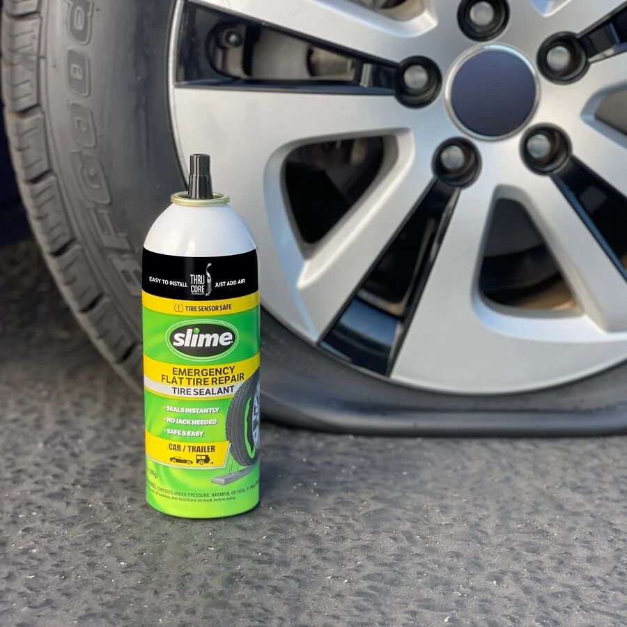 Slime Thru-Core Emergency Tire Sealant, 14-Oz