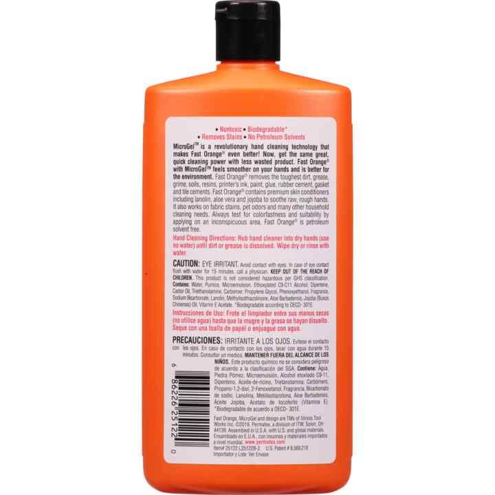 Fast Orange Fine Pumice Lotion Hand Cleaner, 15-Oz